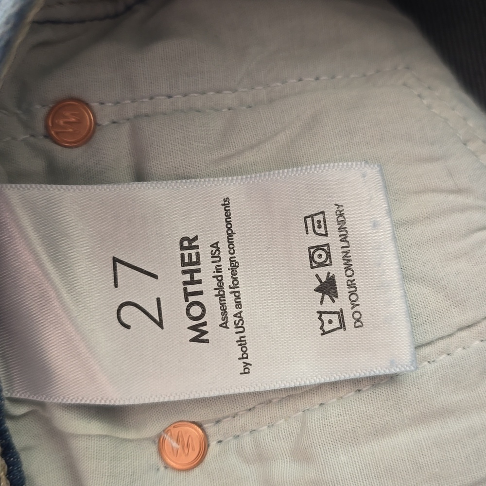 New MOTHER SUPERIOR blue jeans SIZE 27 - Picture 8 of 15
